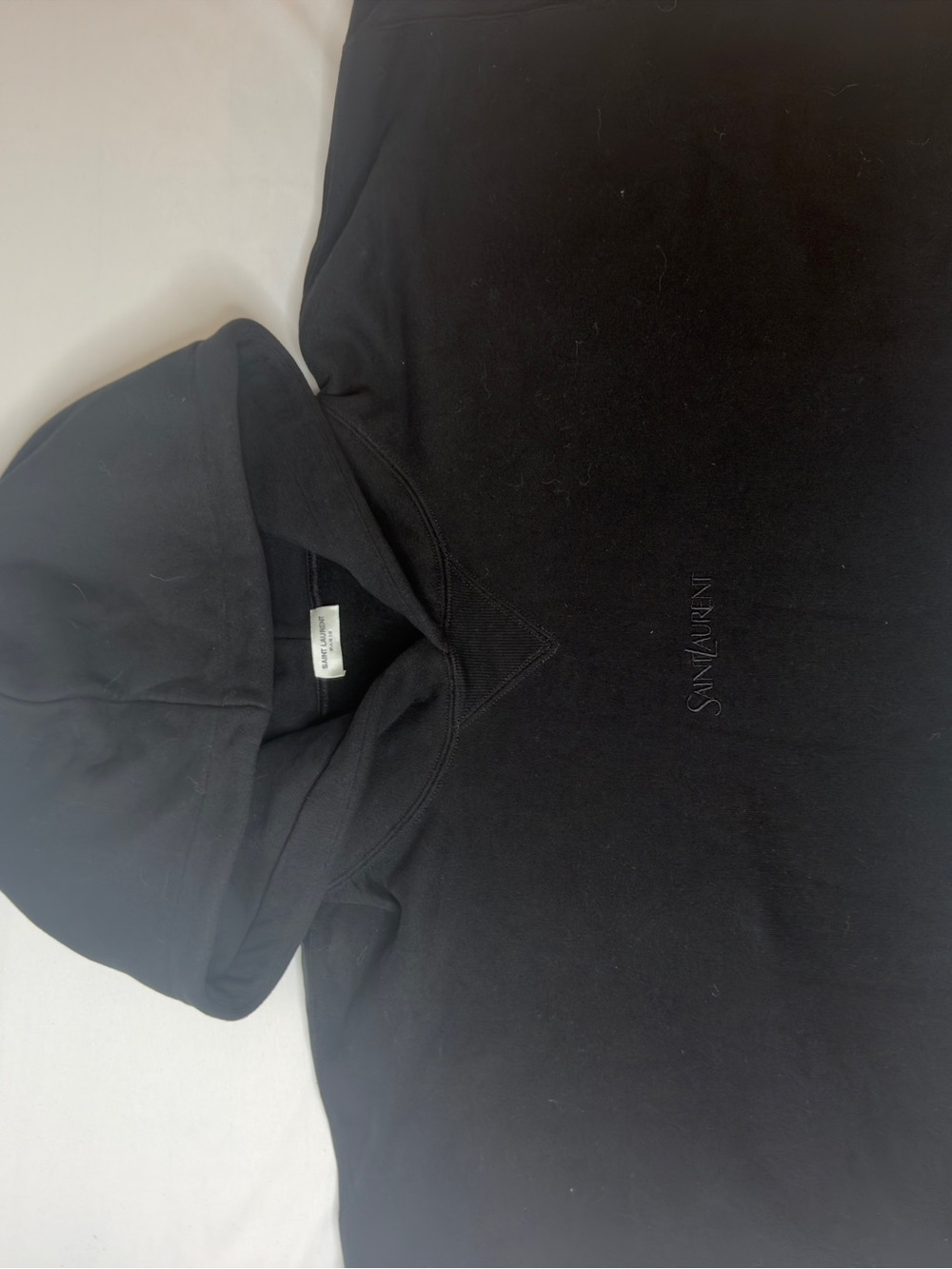 Saint Laurent Triangle Logo Hoodie XXL 773358 - Picture 3 of 11